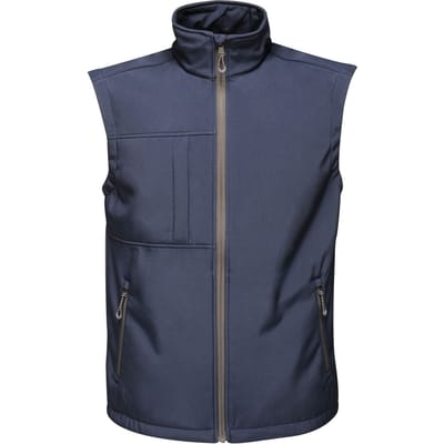 Regatta Heren Octagon II bedrukbaar gilet (Marine/Seal Grijs)