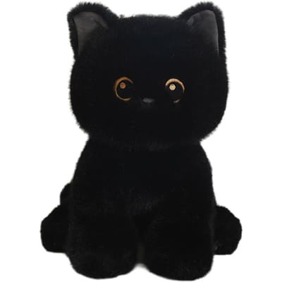 30cm Schattige Kat Pluche Pop Gevuld Siamees Zwart 3-Kleuren Kitten Kleurrijk Cartoon Dier Pluche Knuffel Kalmerende Metgezel Cadeau 30cm