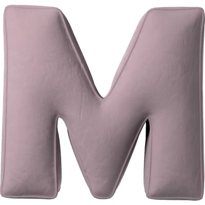 Kussen letter m Yellow Tipi Posh Velvet