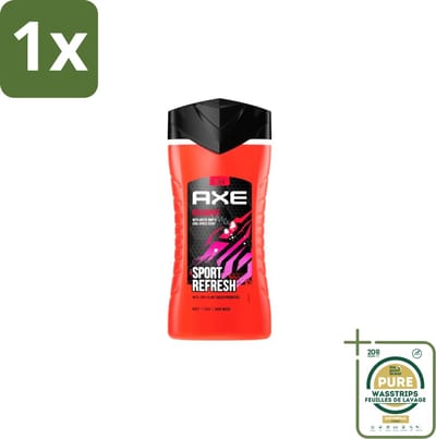 1 x AXE – Douchegel – Sport Refresh – 250 ml- Douchegel Sport - Verfrissende Douchegel - Menthol Douchegel - Sportieve Geur - Frisse Boost