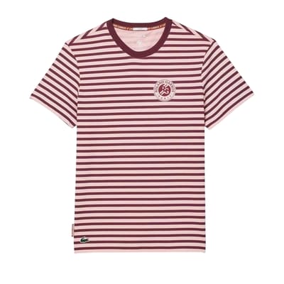 Lacoste Unisex volwassen Roland Garros Edition Regular Tennis T-Shirt (Roze)