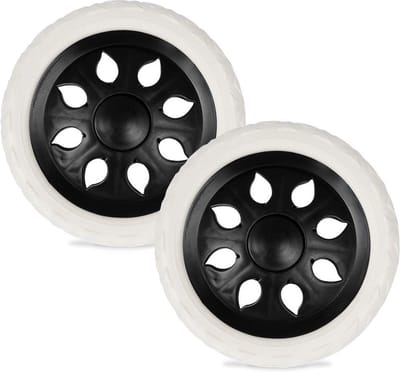 Winkelwagen Wielen 16 cm 2 stuks - Boodschappentrolley - Boodschappentas - Trolley - Boodschappenwagen