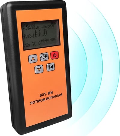 ByShane - Handheld nucleaire stralingsdetector met LCD-display voor thuisgebruik Met deze stralingsdetector meet je nucleaire straling. Praktisch en gemakkelijk te gebruiken. Effectief voor thuisgebruik.