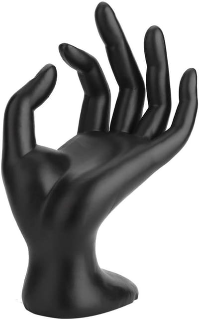 Dailygoods- Sieradenstandaard Elegante Presentatie - Ringenhouder - Armbandenhouder - Tentoonstellingsstandaard - Vitrine - Handvormige Ringen - Ringhouder
