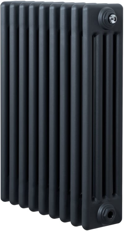 Traditionele 4-kolom radiator - verticaal - grijs - 600x425 mm