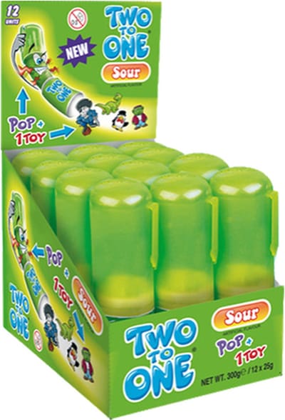 Two to One - Sour Apple - 12 stuks