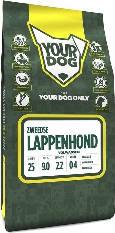 Yourdog Zweedse lappenhond Rasspecifiek Adult Hondenvoer 6kg | Hondenbrokken