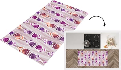 Keukenloper - Loper keuken - Tulpen - Bloemen - Patroon - 120x60 cm - Keukenloper vinyl