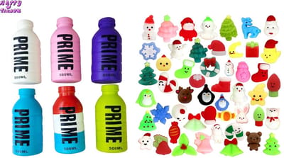 Happy Trendz® Prime Squishy Anti Stress / Moochies Squishies Kerst edities - Ontvang Nu 7 stuks totaal, 6 x mochies 1 x prime squishy