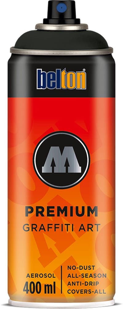 Molotow - Belton Premium 400ml Spray Can Black Grey Light