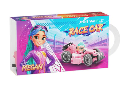 Mini wafel blokken race car Megan - Marioinex - vanaf 6 jaar