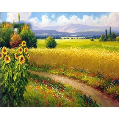 5D DIY Diamond Painting Veldborduurwerk Kruissteek Strass Mozaïek Home Decor 20X30CM yellow