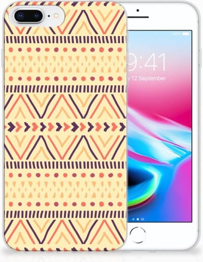 Apple iPhone 7 Plus | 8 Plus TPU bumper Aztec Yellow