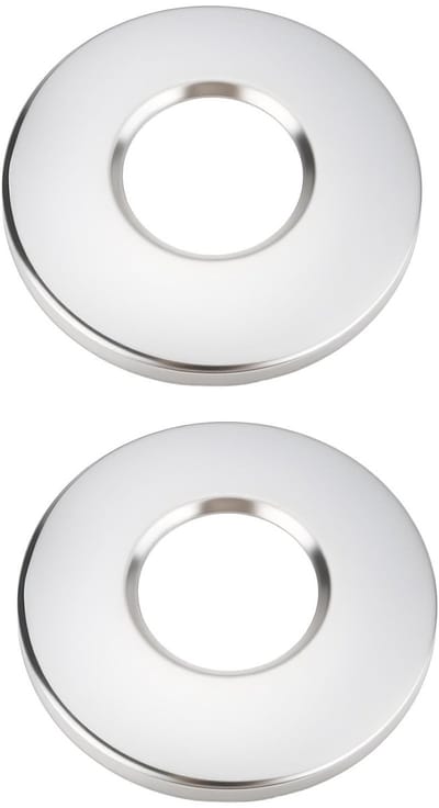 Dailygoods- Handrail Rozet 304 Roestvrij Staal - 1 Paar - Geschikt voor 43mm Leuningen - Corrosiebestendig - UV-bestendig - Afmetingen 100x43mm - Zwembadleuning