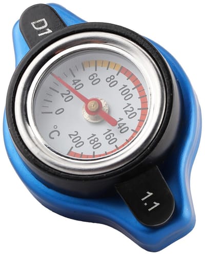 Store_9 - Auto Thermostatische Cap Cover - Nauwkeurige Temperatuurmeting - Compact Formaat - Water Temperatuurmeter - Geschikt voor Auto's - Univer...