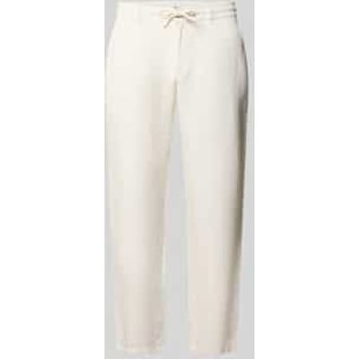 slim fit linnen broek van puur linnen model 'Fabio'