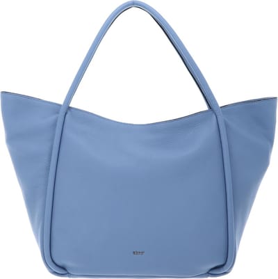 abro Leren Schoudertas Leather Dalia Shopper Willow Light Blue / Fairy Lichtblauw