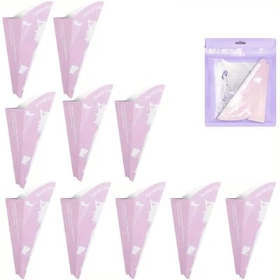 @ Lu’s Today® – Basic Travel Essentials – Plastuit voor Vrouwen – Staand & Hygiënisch Plassen – Ideaal voor Reizen, Festivals & Outdoor – Roze - 10 Stuks