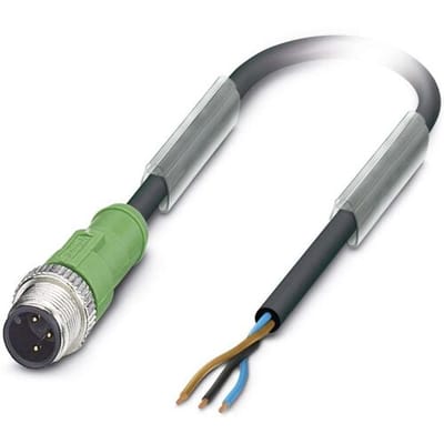 Phoenix Contact 1693160 Sensor/actuator connector, geassembleerd M12 Aantal polen (sensoren): 3 Stekker, recht 2.00 m 1 stuk(s)
