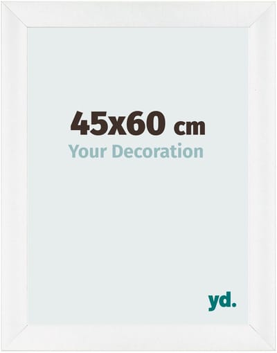 Your Decoration - Fotolijst 45x60 cm - MDF - Wit Hoogglans - Pisa