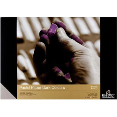 Rembrandt softpastel papier - 6 tinten - voor donkere kleuren - FSC mix