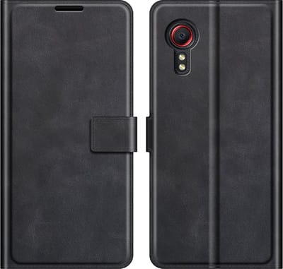 Coverup Hoesje - Geschikt voor Samsung Galaxy Xcover 5 Hoesje - Coverup Deluxe Book Case - Zwart