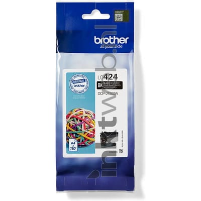 Brother ‎LC-424BK - Originele Cartridge - Standaard formaat - Zwart