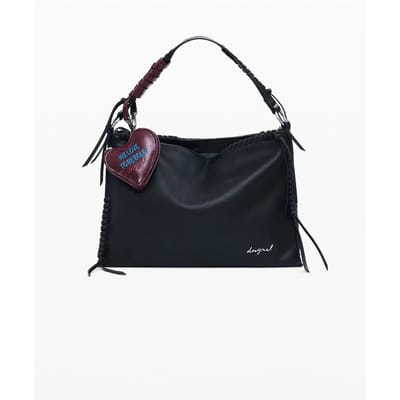 Desigual schoudertas Torio Leiria Black Shoulder Bag Black zwart