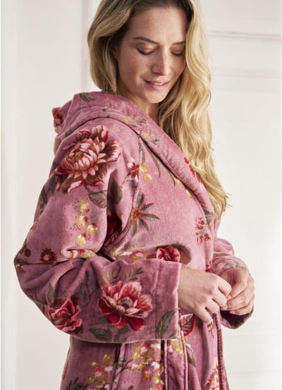 Badjas Pip Studio Secret Garden badjas - Mauve L