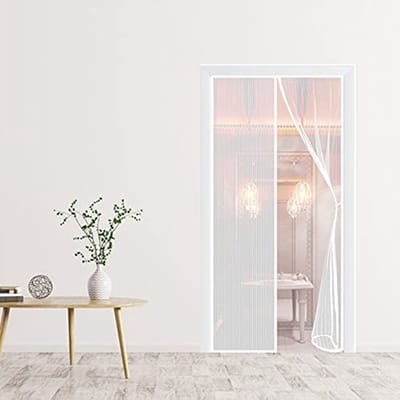 Magnetische Screen deur | Zelfsluitend insectenscherm 150 x 210 cm | Ideaal voor frisse lucht en insectenwering