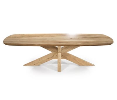 Eleonora Salontafel Nikki Deens ovaal Acacia 130x70cm - naturel