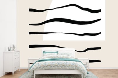 Behang - Fotobehang Abstract - Lijn - Pastel - Breedte 525 cm x hoogte 350 cm