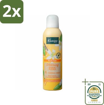 Kneipp - Douche schuim - Morning Kiss - Oranjebloesem - 200 ml - Voordeelverpakking - 2 stuks - Orangenbloesem - Verzorging