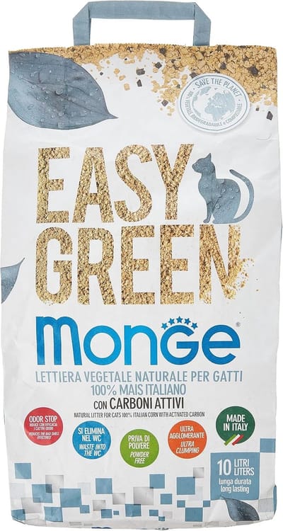 Kattenbakvulling Groen - Natuurlijk Absorberend - Hygiënisch Kattenbak - Plantaardige Grondstoffen - 800 Gram