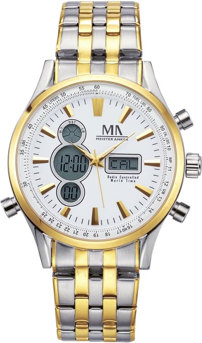 Meister Anker Chronograph Edelstahl