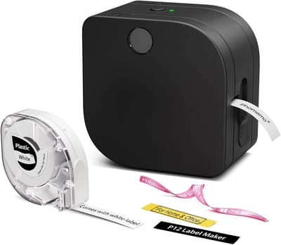 SNJY® Labelmaker - Labelprinter - Labelwriter - Bluetooth Etiketteermachine - Zwart