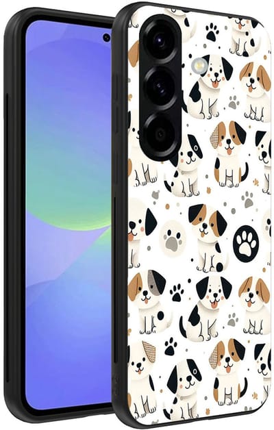Smartphonica Telefoonhoesje Geschikt voor Samsung Galaxy A36 met honden opdruk - TPU backcover case dog design geschikt voor Samsung Galaxy A36