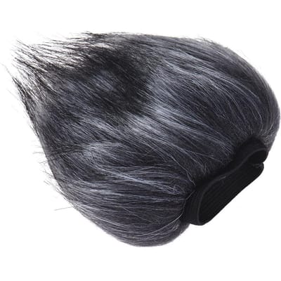 EY-M23 Furry Outdoor Microfoon Windscherm Kunstmatige Bont Muff Wind gray