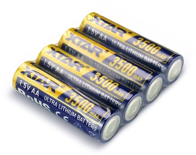 AA Penlite 3500 mAh Ultra Lithium blister 4
