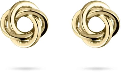 Jewels Inc. - Oorbellen - Oorstekers - Roos Vorm - 9mmØ - 14 Karaat Geelgoud