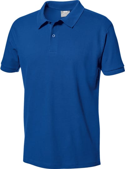 SIR SAFETY PIQUET Korte mouw Werkpolo HEREN Blauw - 100% Katoen - 180 g/m² - Dubbel Gestikt