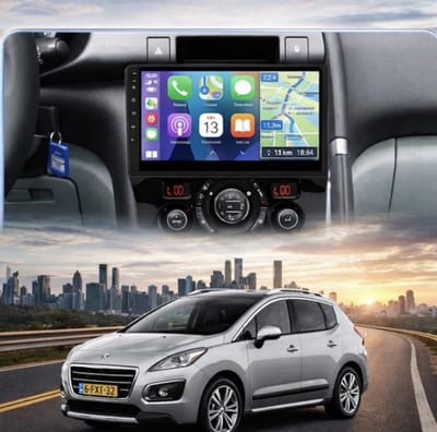 ADIVOX T1 9 inch geschikt voor Peugeot 3008/5008 van 2009-2015 Android 15 CarPlay/Auto/Wifi/DSP/DAB+