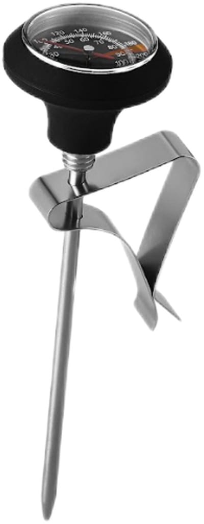 MHW-3BOMBER thermometer - rvs - temperatuurbereik 0°C tot 100°C - met clipbevestiging