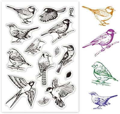 Realistische Vogels Clear Stempels voor Kaarten Maken en DIY Scrapbooking
