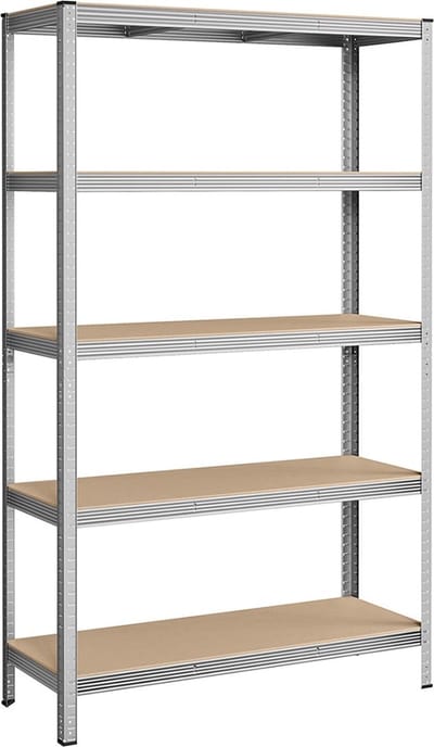 Garage Storage Rack - Utility Shelf - Rekkensysteem - Stalen frame - MDF-planken - Roestbestendig - 200 cm x 120 cm x 60 cm