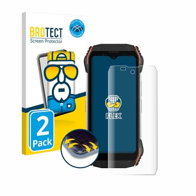 BROTECT - Screenprotector voor Blackview N6000 - Folie Beschermfolie transparant volledig dekking - 2 Stuks