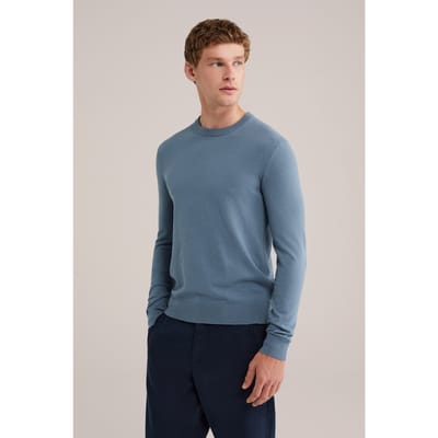 WE Fashion Pullover Pastel Blue Taglia: 3XL | Maglioni a maglia Outlet | Uomo | Blu