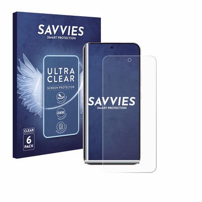 Savvies - Screenprotector voor Oppo Reno 14 - Folie Beschermfolie transparant 6 Stuks