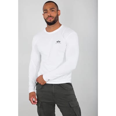 T-shirt met lange mouwen Alpha Industries Basic Small Logo