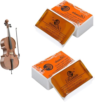 Natuurlijke hars voor viool - Laag stof rosin voor betere klank en speelgemak van snaarinstrumenten - Ideaal voor muzikanten